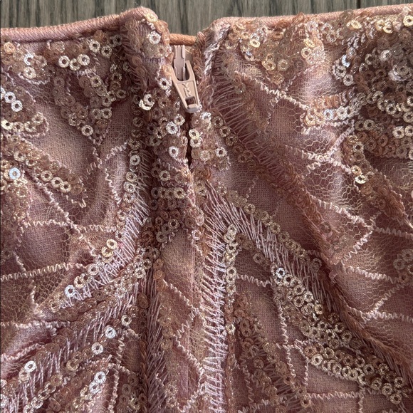 Sherri Hill Rose Gold Dress💕 - Picture 8 of 11